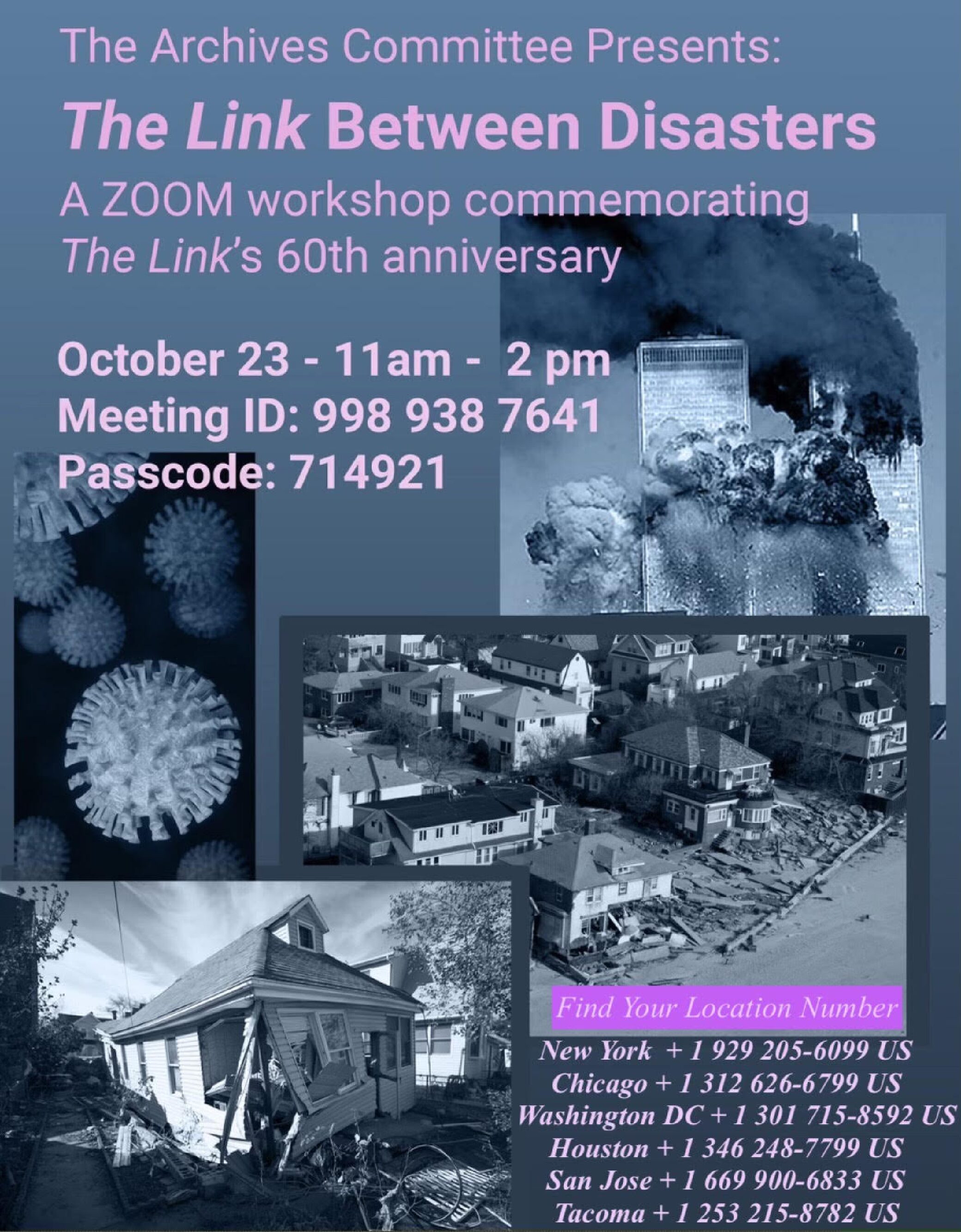 SENY Archives Committee presents "The Link Between Disasters" @ Virtual Platform | New York | United States