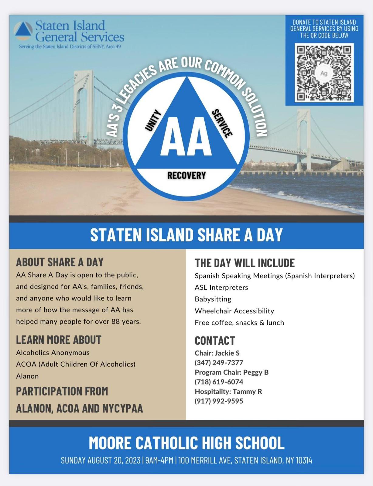 Staten Island Share-A-Day @ Moore Catholic High School