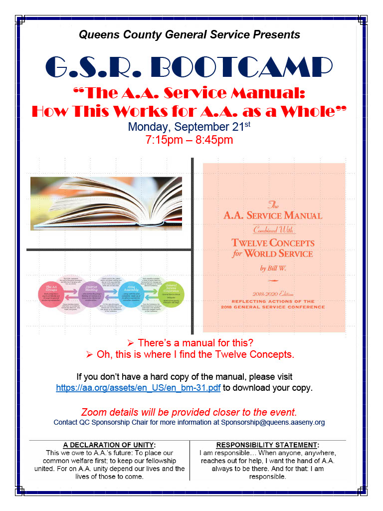 Queens County G.S.R Bootcamp @ ZOOM | New York | United States